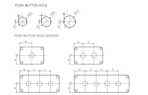 Boxco Push Button Box BCCGS81307-2202 - Image 2