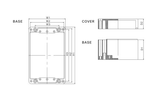 Boxco Aluminum Enclosure BCAL081806 - Image 3